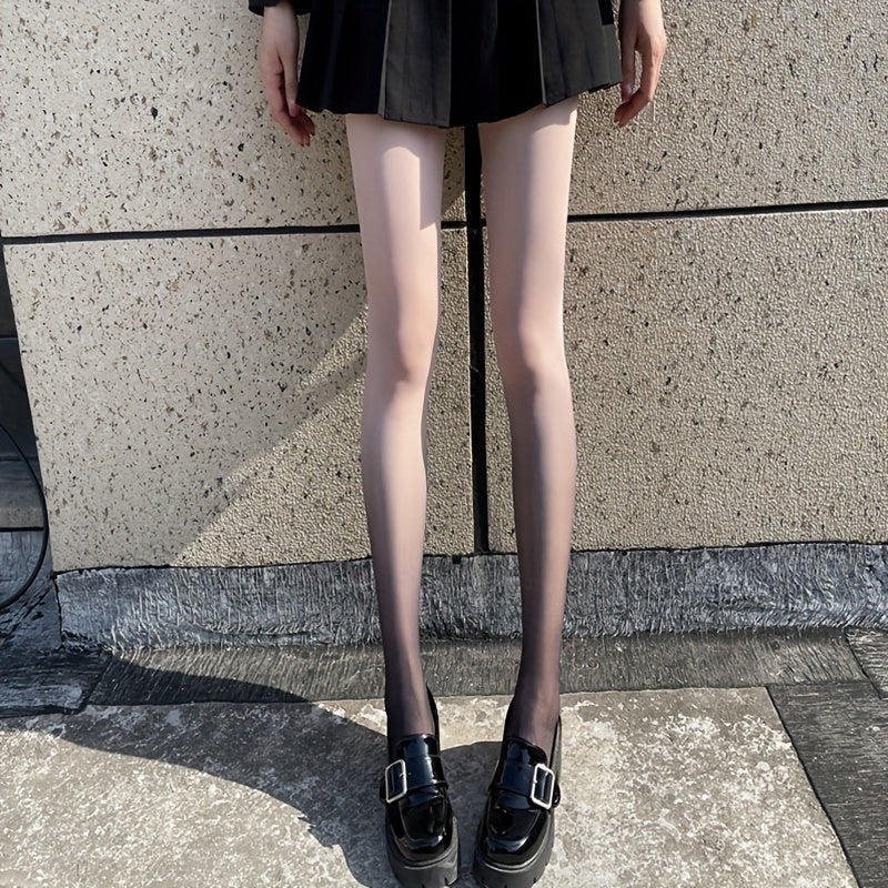 Ombre Ultra Thin High Waist Sheer Slimming Pantyhose
