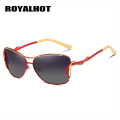 RoyalHot Polarized Oval Frame Sunglasses Driving Sun Glasses Shades