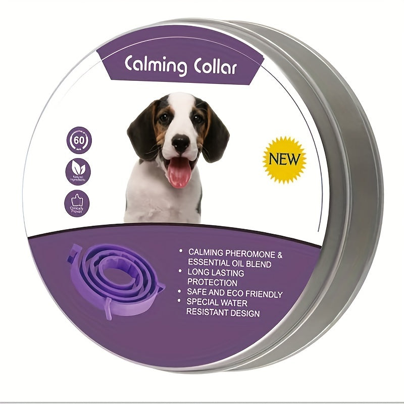 Calming Collar for Cats & Dogs Anxiety Relief Adjustable Stress Reduction