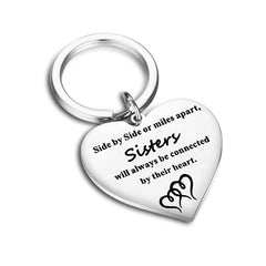 Heart Key Chain Gift For Sisters Christmas Gift
