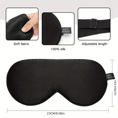 Smooth Blackout Sleep Mask Soft Blindfold for Travel Rest Nap Yoga