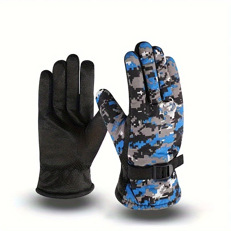Men's Thickened Winter Gloves for Skiing & Cycling