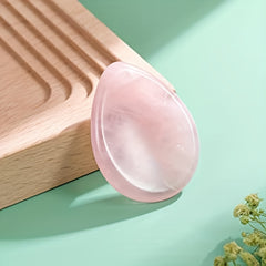 3pcs Rose Quartz Healing Crystals Worry Stones - Anxiety Stress Relief