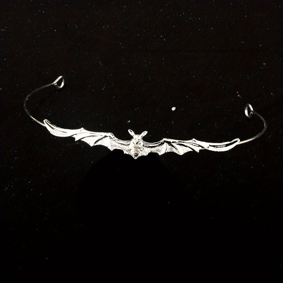 Bat Shaped Hair Band Metal Headband Punk Headdress Girls Kids Halloween Party