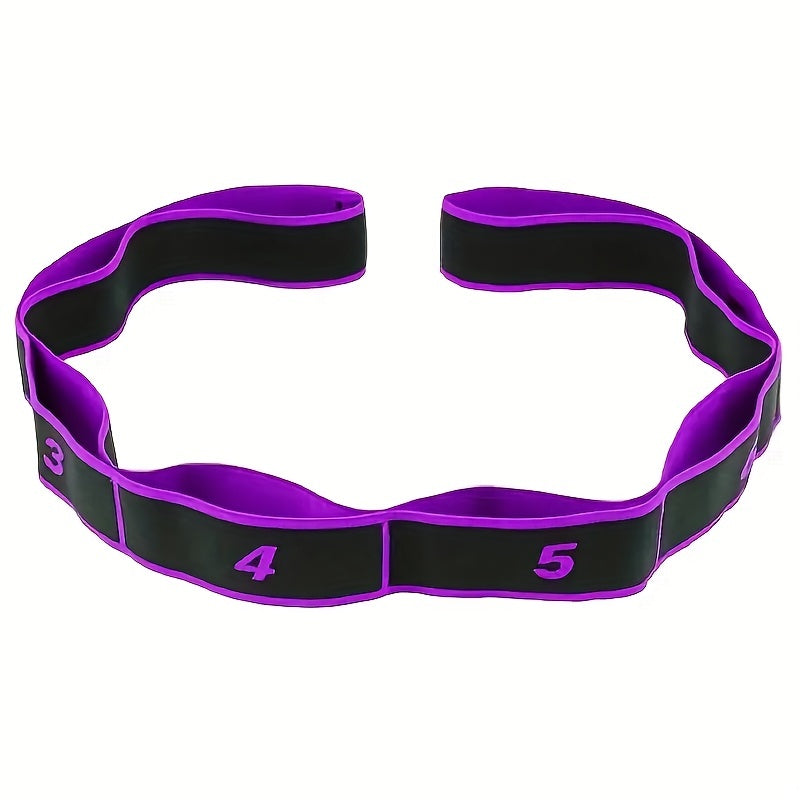 Yoga Resistance Band with 20-32cm Rings Home Gym Stretch Belt