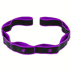 Yoga Resistance Band with 20-32cm Rings Home Gym Stretch Belt