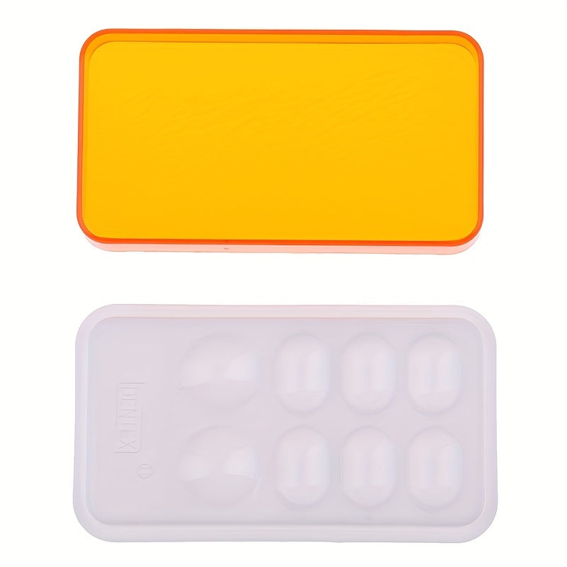 1pc Mixing Watering Moisturizing Plate Dental Palette With Cover 8 Slot Palette