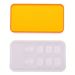 1pc Mixing Watering Moisturizing Plate Dental Palette With Cover 8 Slot Palette