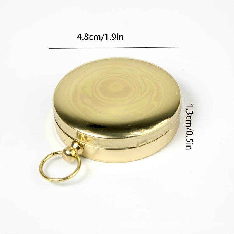 G50 Copper Pocket Watch & Compass Outdoor Tool