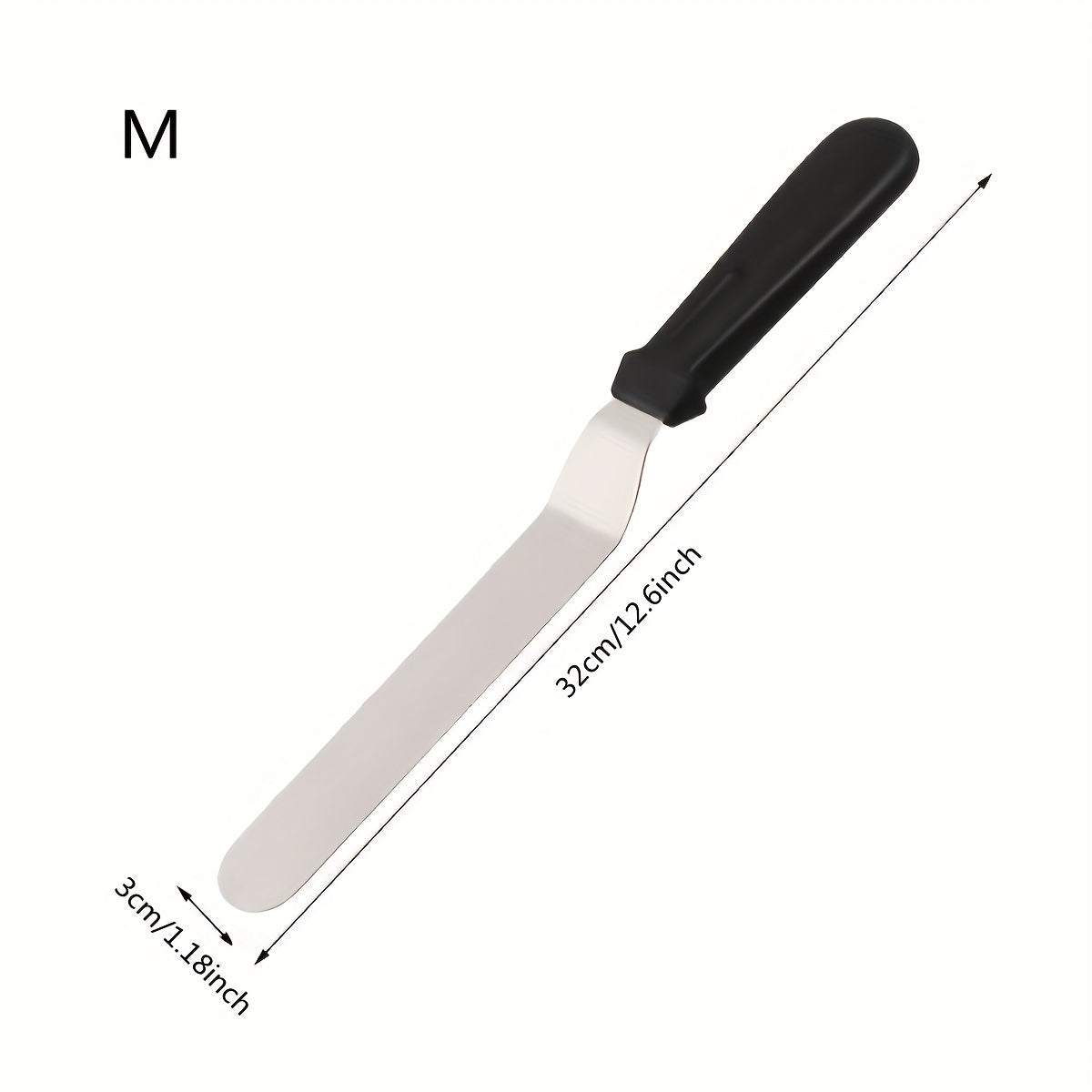 Stainless Steel Cake Spatula for Effortless Icing and Decorating