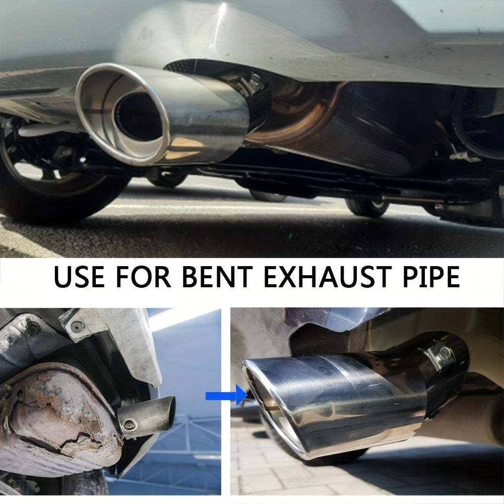 Stainless Steel Car Exhaust Tail Muffler Tip Pipe Auto Decoration