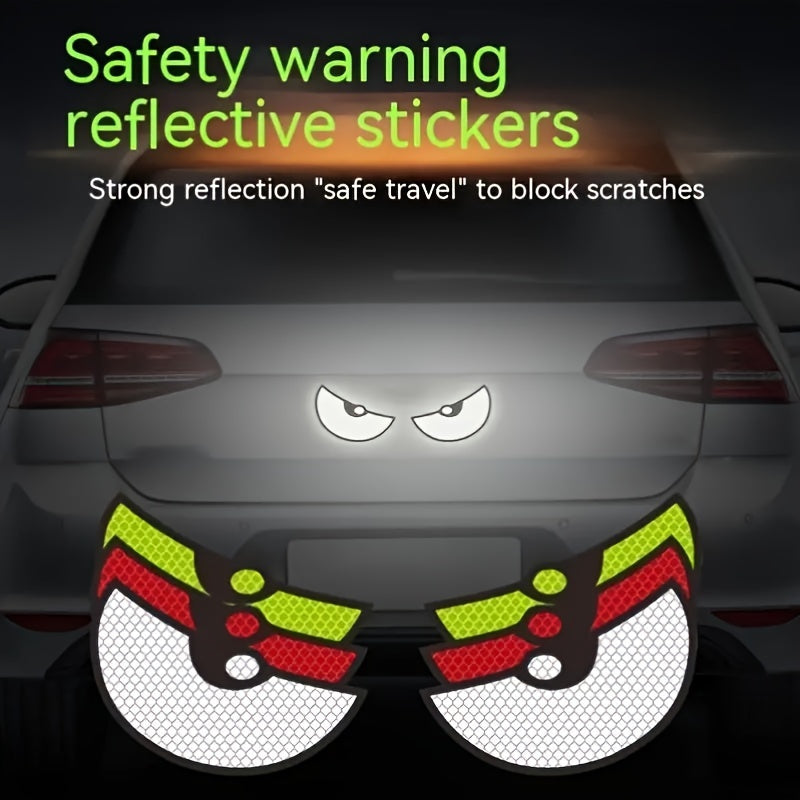 Reflective Cartoon Sticker Safety Label For Car Motorcycle