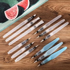 12 Pack Refillable Watercolor Pens for Drawing and Calligraphy