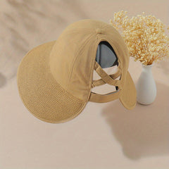 Wide Brim Visor Bucket Hat Sunscreen Lightweight Sun Hats
