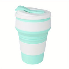 350ml Silicone Water Bottle for Hot Cold Drinks, Collapsible Portable