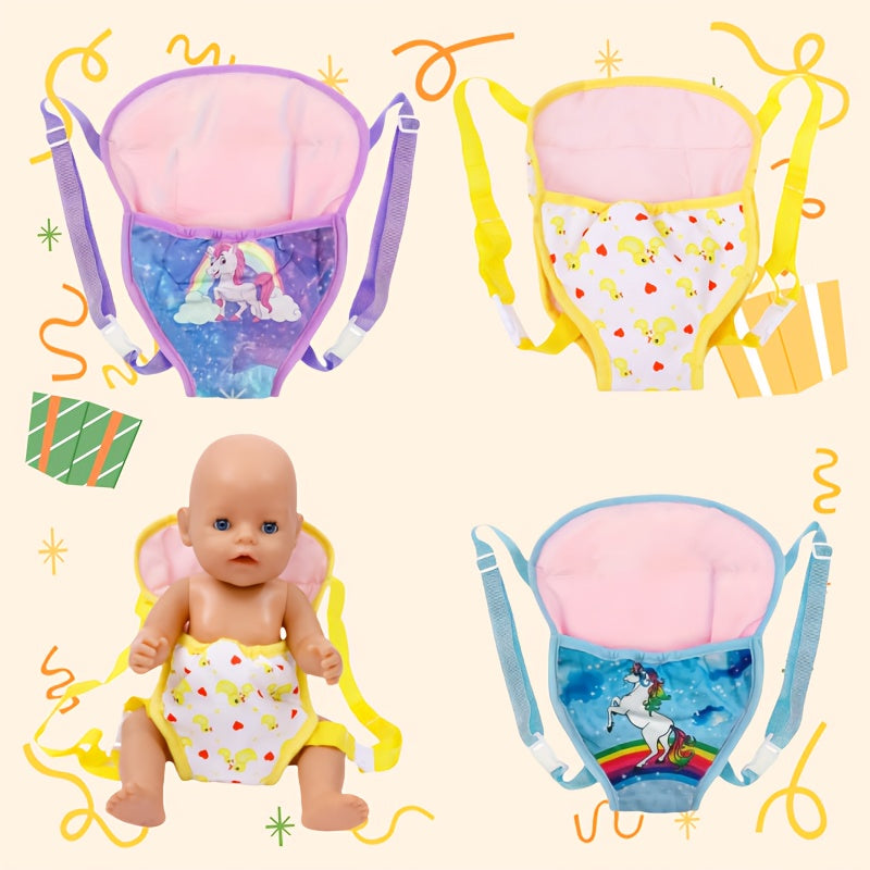 Adjustable Doll Backpack for 35-56-45 Dolls