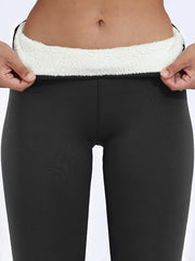 Plush Lined Tummy Control Thermal Pants Women's Underwear