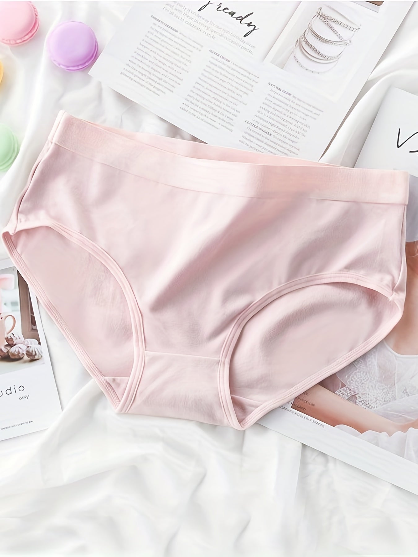 3 Pack Women's Plus Casual Underwear Set Breathable Soft Medium Stretch