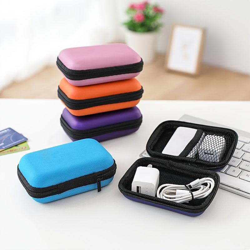 Portable Data Cable & Earphone Storage Bag