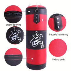 Heavy Duty Punch Bag With Metal Chain Hook for Boxing Karate Taekwondo