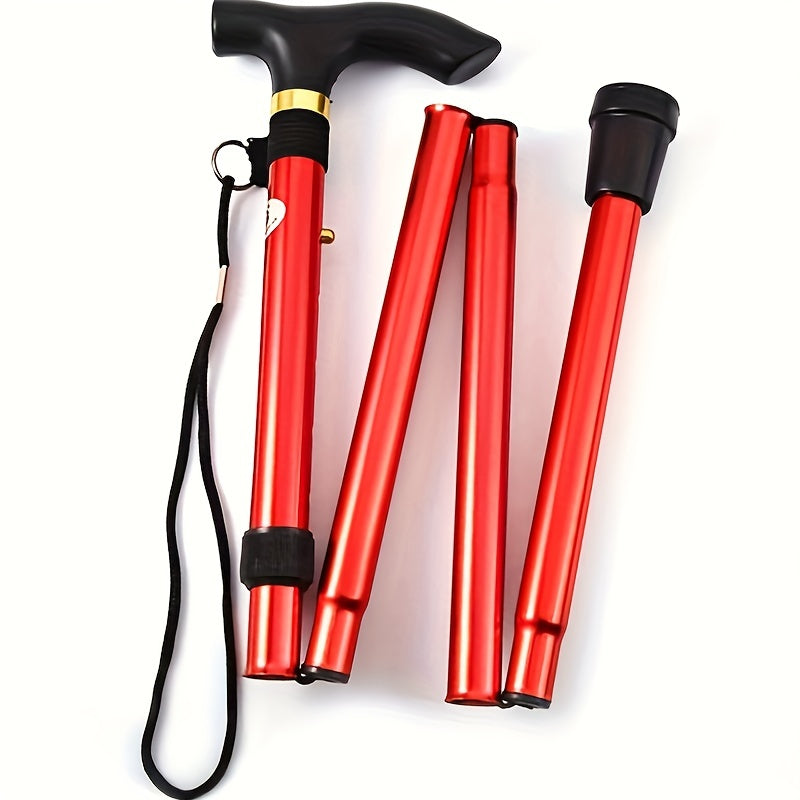 Adjustable Trekking Pole Foldable Walking Stick Cane