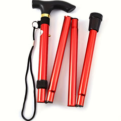Adjustable Trekking Pole Foldable Walking Stick Cane