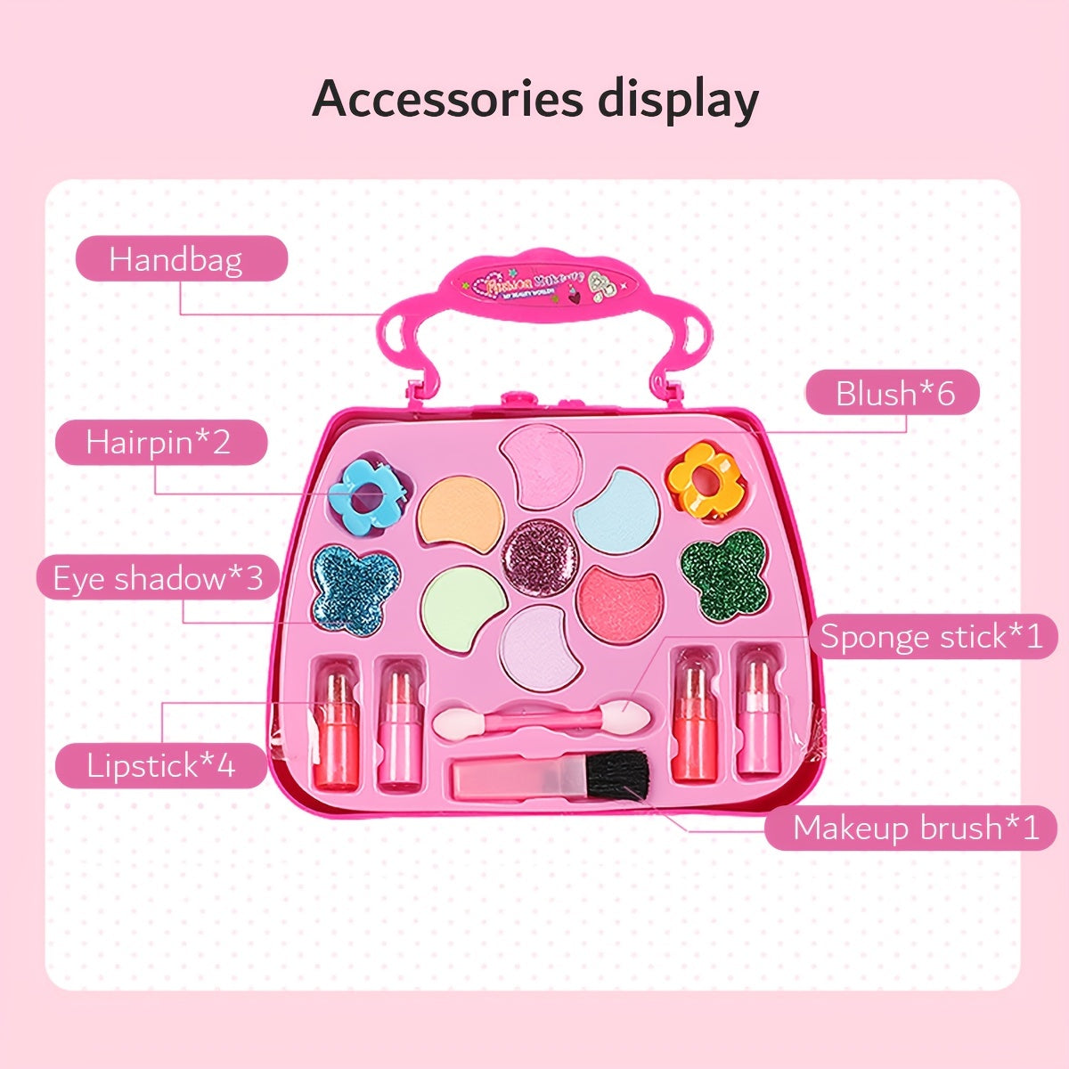 Princess Makeup Box Set for Kids