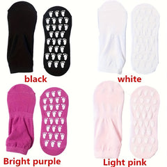 4 Pairs Non slip Mid-Tube Socks Women's Stockings & Hosiery