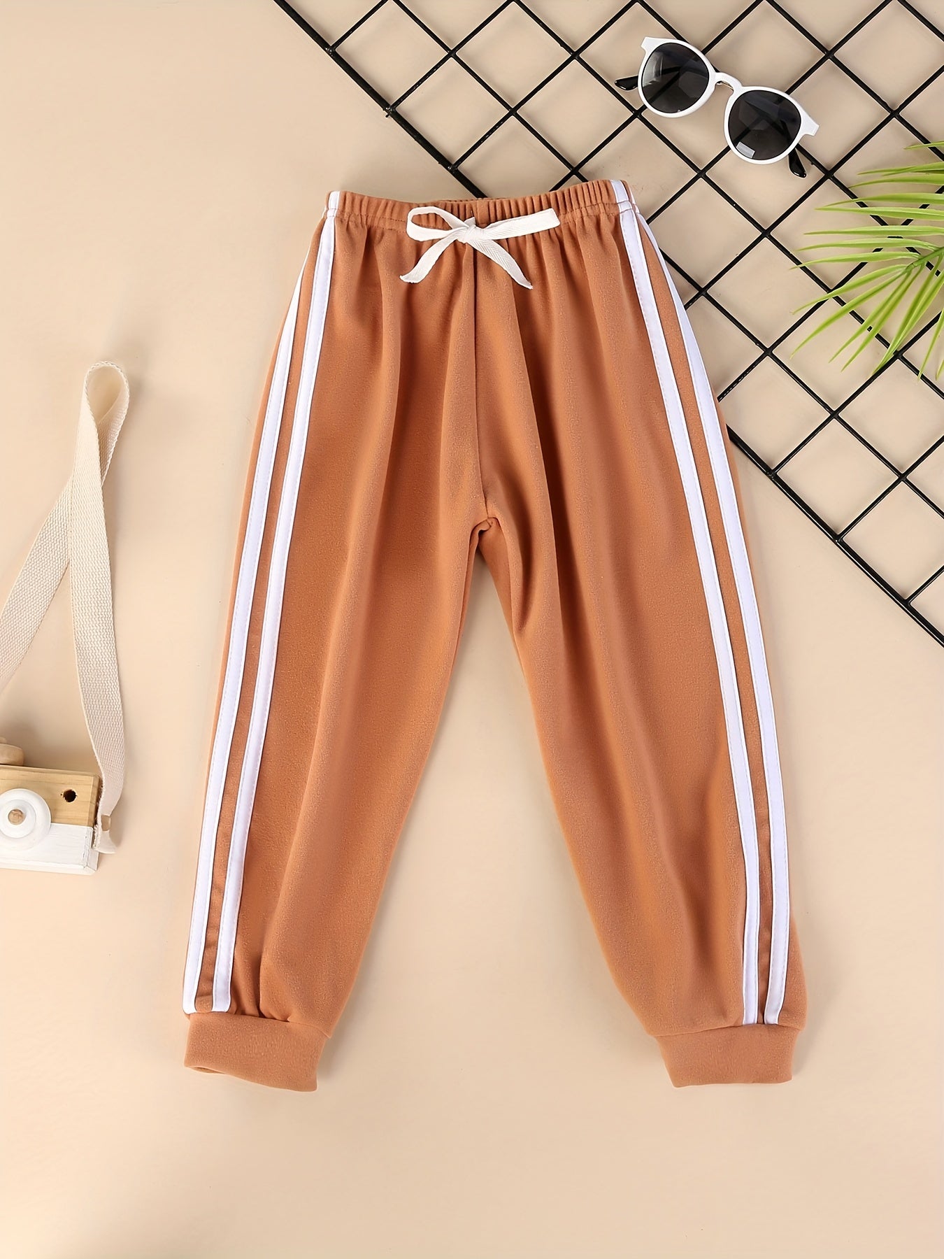 Boys Striped Active Sweatpants 3pcs 1pcs