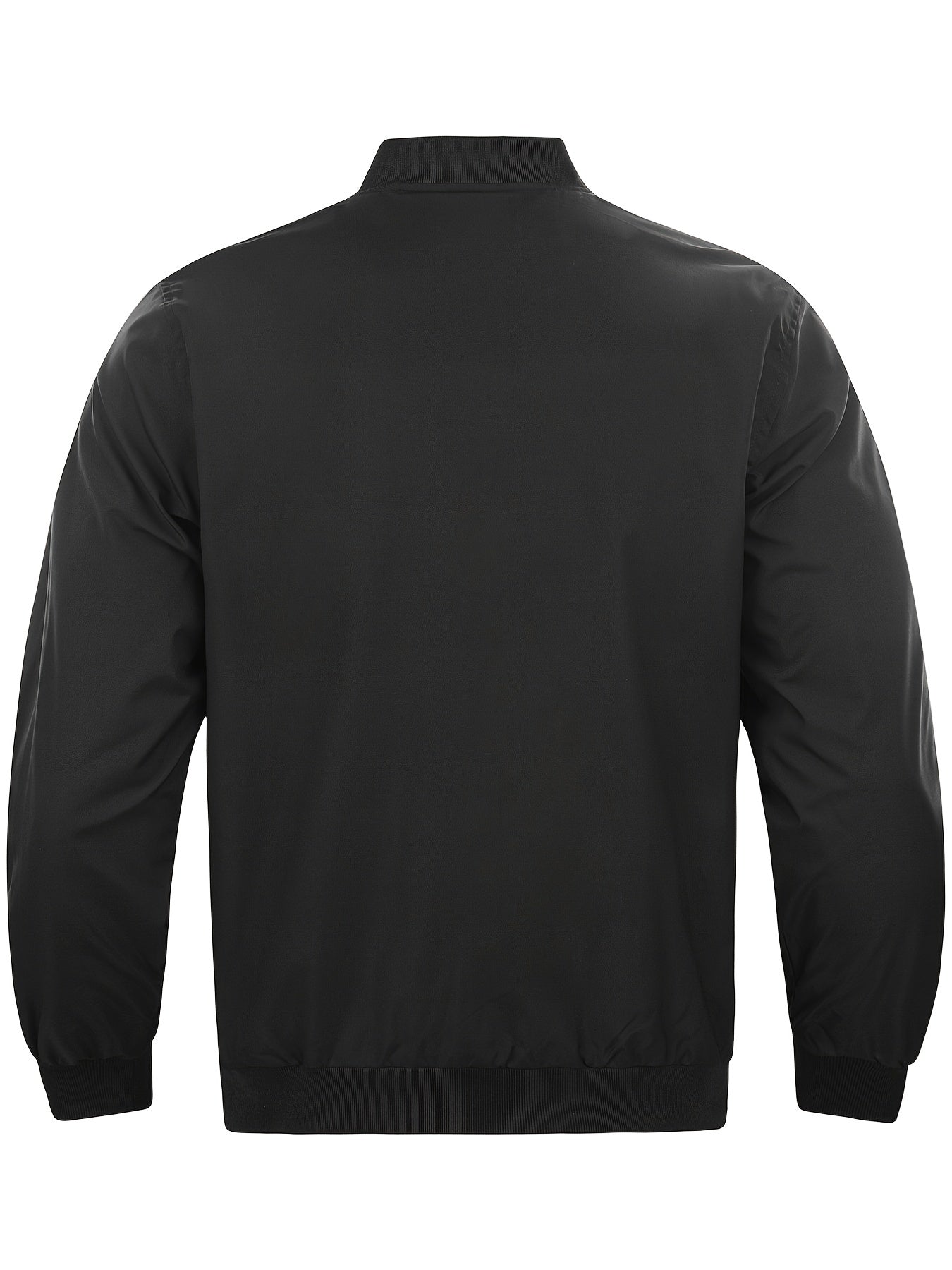 Men's Zip Up Baseball Jacket for Autumn Winter