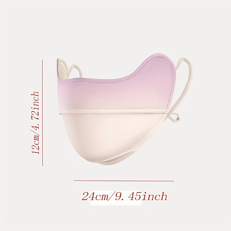 Gradient Breathable Sunproof Mask UV Protection