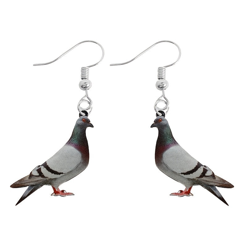 Funny Animal Dangle Earrings Acrylic Jewelry Personality Gift For Women