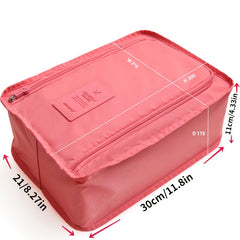 Portable Shoes Zipper Bag Lightweight Dustproof Organizer