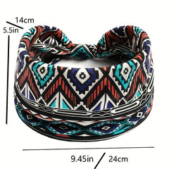 Women's Wide Headband for Sport Workout Non-slip Sweatband
