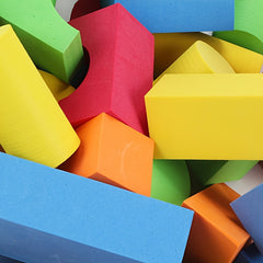 30/46pcs Bubble Blocks: Shapes & Sizes, Bright Colors, Building