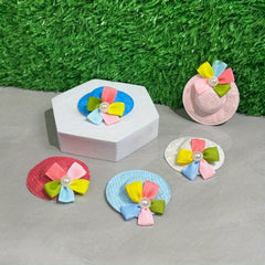 Colourful Mini Doll Hats Set for Dollhouse Decoration