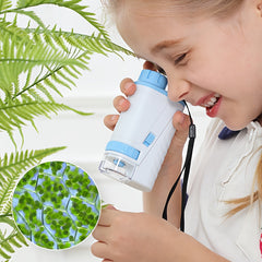 Kids Portable Microscope Monocular Tube Science Toy