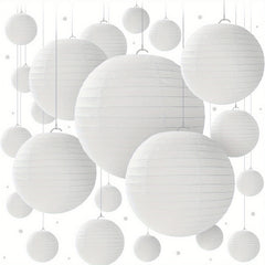 25pcs Paper Lantern Set Party Decorations Birthdays Weddings
