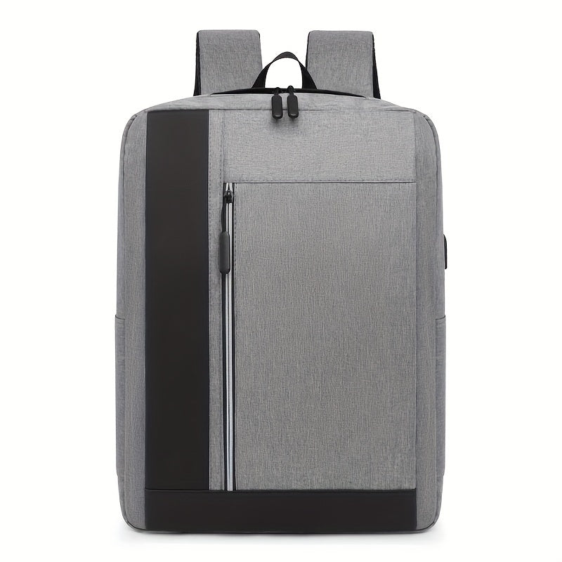 Casual Laptop Backpack USB Charging Port Business Travel Bag