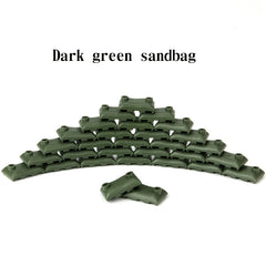 Building Block Military Soldiers Bunkers Trenches Sandbags Weapons Puzzle