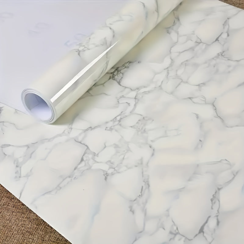 Marble Pattern Wallpaper Self Adhesive Peel & Stick for Kitchen Countertop