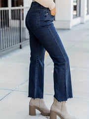  Flared Leg Jeans - Button Fly Medium Stretch