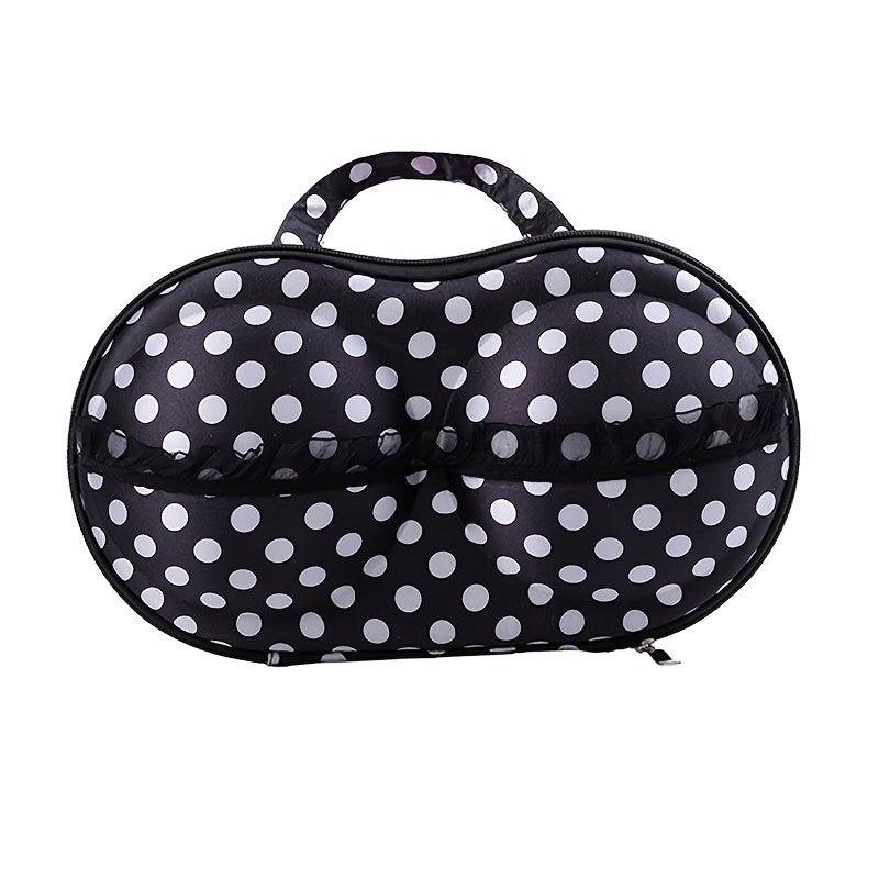 Polka Dot Portable Bra Storage Bag Underwear Travel Organizer
