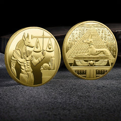 Egyptian Death Protector Treasure Coin Collectible Gift