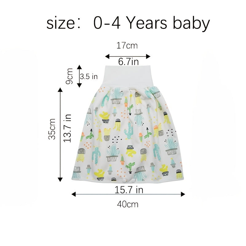 Waterproof Cloth Diaper Skirt for Boys & Girls 0-4 Years