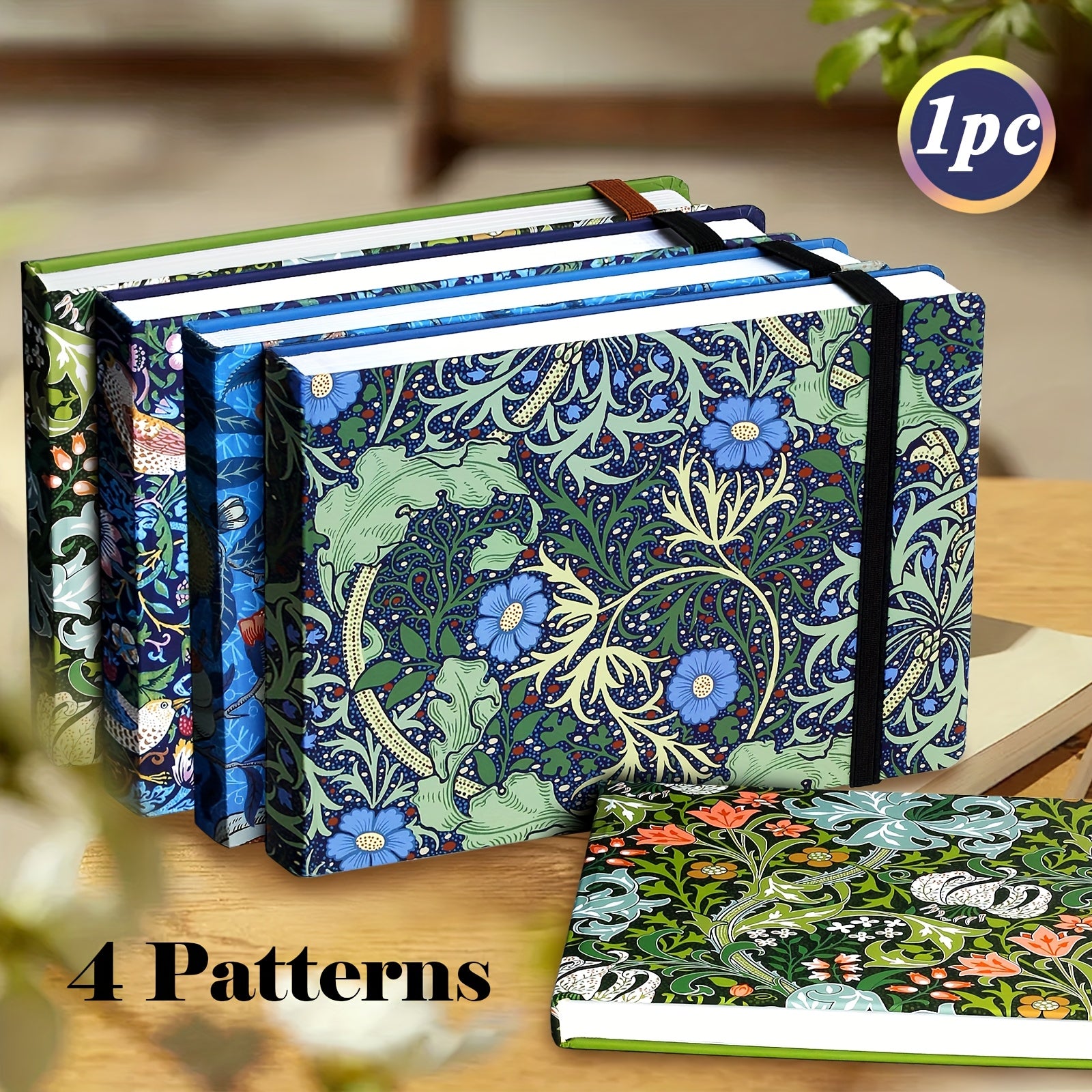 A5 Watercolor Sketchbook 100pg Hardcover Notebook Handpainted Journal