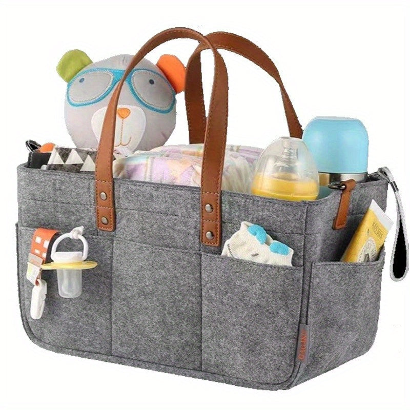 Felt Diaper Handbag Storage Bag Mother Baby Diaper Bag Storage Hand Basket