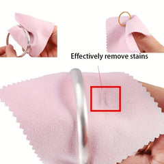 2pcs Random Jewelry Polishing Cloth