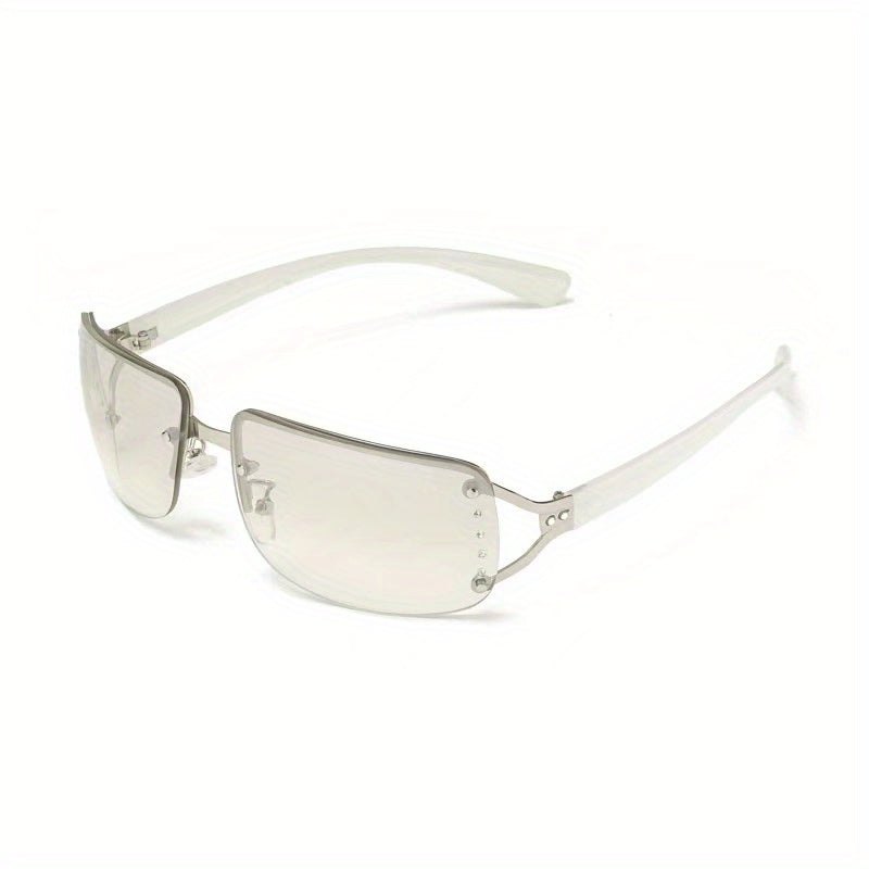Rimless Sunglasses UV Protection Men's Hip Hop Decorative Sunglasses