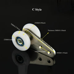 Home Decoration Pulley Accessory Small Crane Bearing Curtain Slide Door Pulley